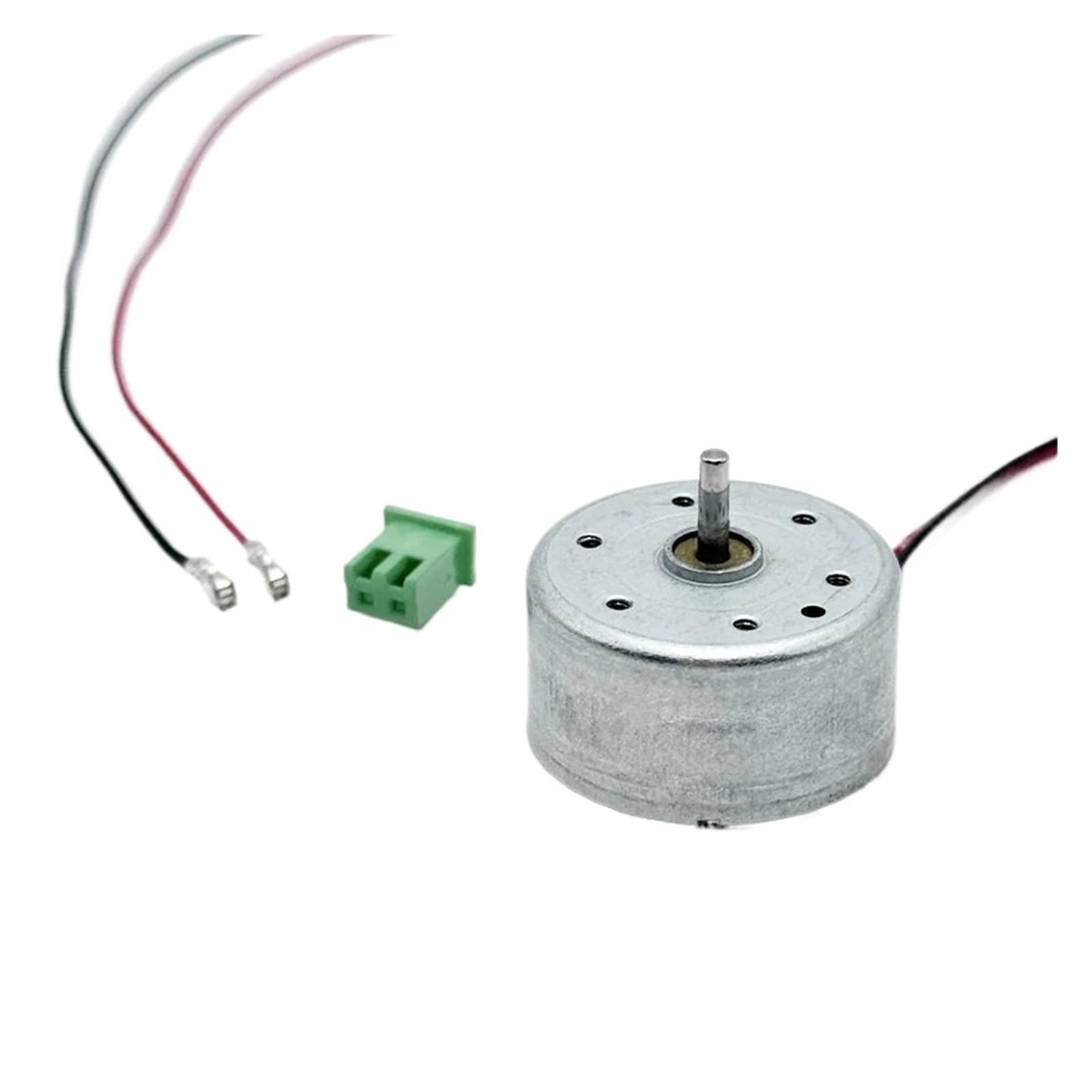 TQSKA RF-300CA-1D390 DC 1.5V-6V 3V Silent Spindle 24mm Round 300 Motor Solar Engine Fan DIY CD/DVD Drive Player