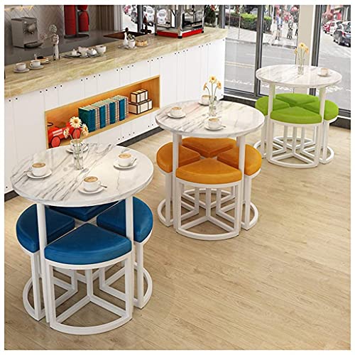 Mesa y silla combinadas para cafetería moderna y zona de reuniones 7