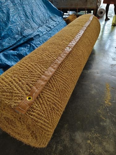 Image of Mat Cricket Pitch Mat, Brown Premium, 8' x 66'