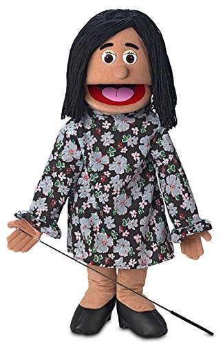 25" Maria, Hispanic Mom/Teacher, Full Body, Ventriloquist Style Puppet #TOP21