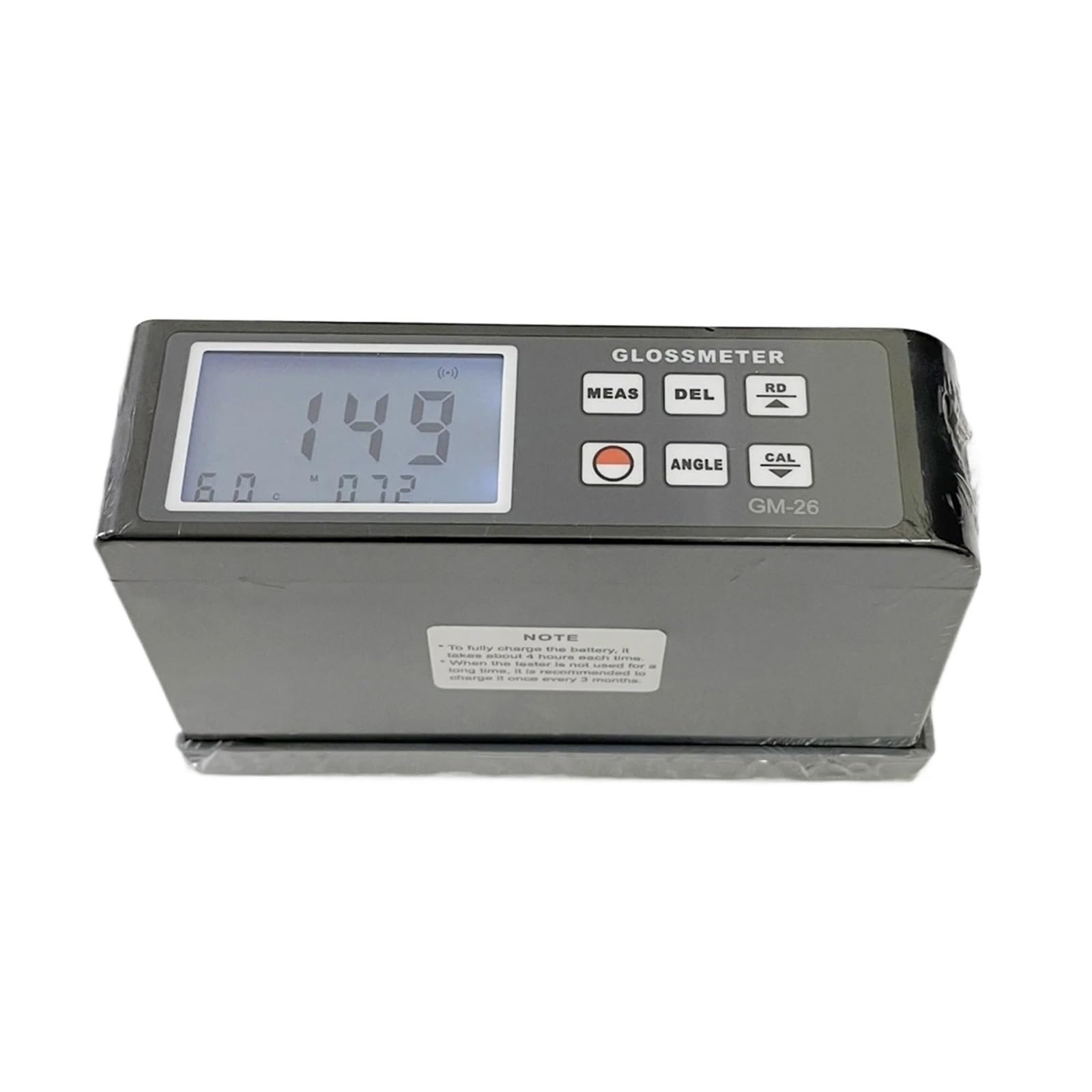 NURII High Accurate Gloss Meter, Measure Angle 20/60 Degree Glossmeter Auto Calibration Able to Store 254 Groups Data
