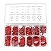 Yuhtech Rondelles en Fibre Assortiment, 600 Pcs Kit de Rondelles Plates en Fibre de Papier d'acier Rouge Joint d'isolation Assorti