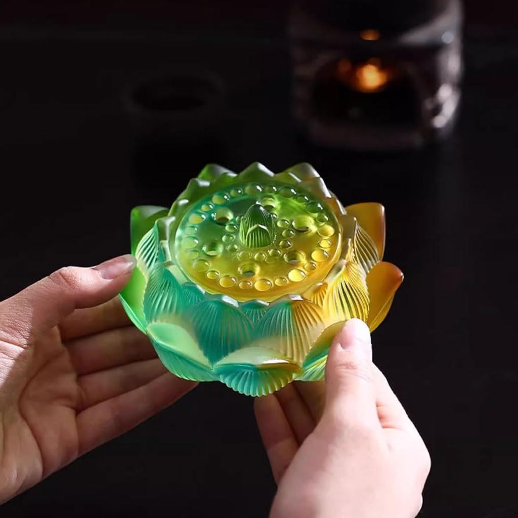 中国 古銅 金彩 花草文 小さな香炉 V 9641