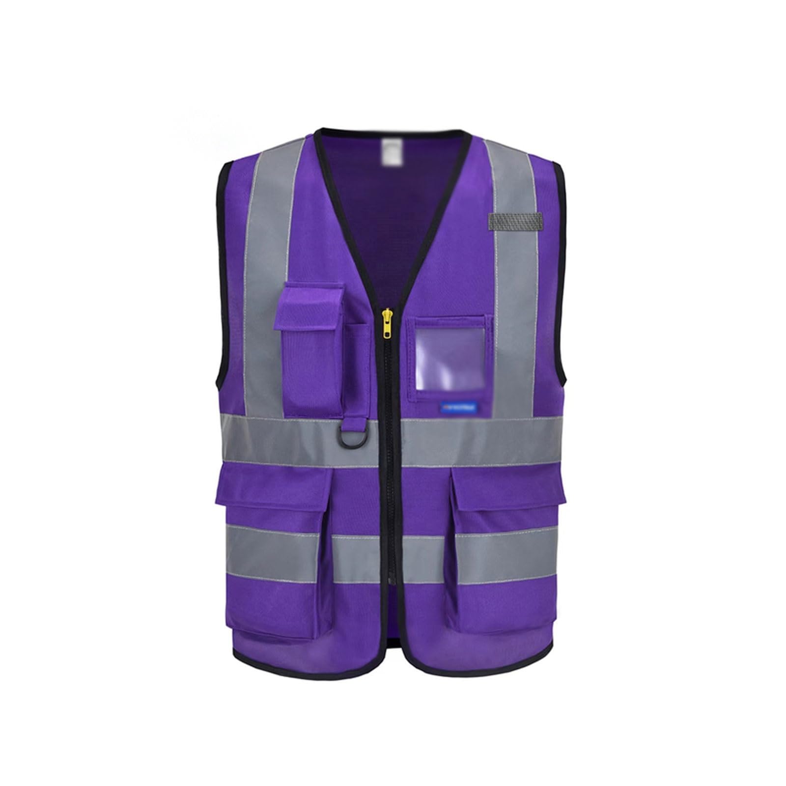 esmen Chalecos reflectantes de alta visibilidad, chaquetas con cremallera y múltiples bolsillos, ropa de trabajo for hombres y mujeres, equipo de seguridad industrial.
