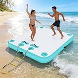 Plataforma Flotante Inflable,4.9x5.9ft