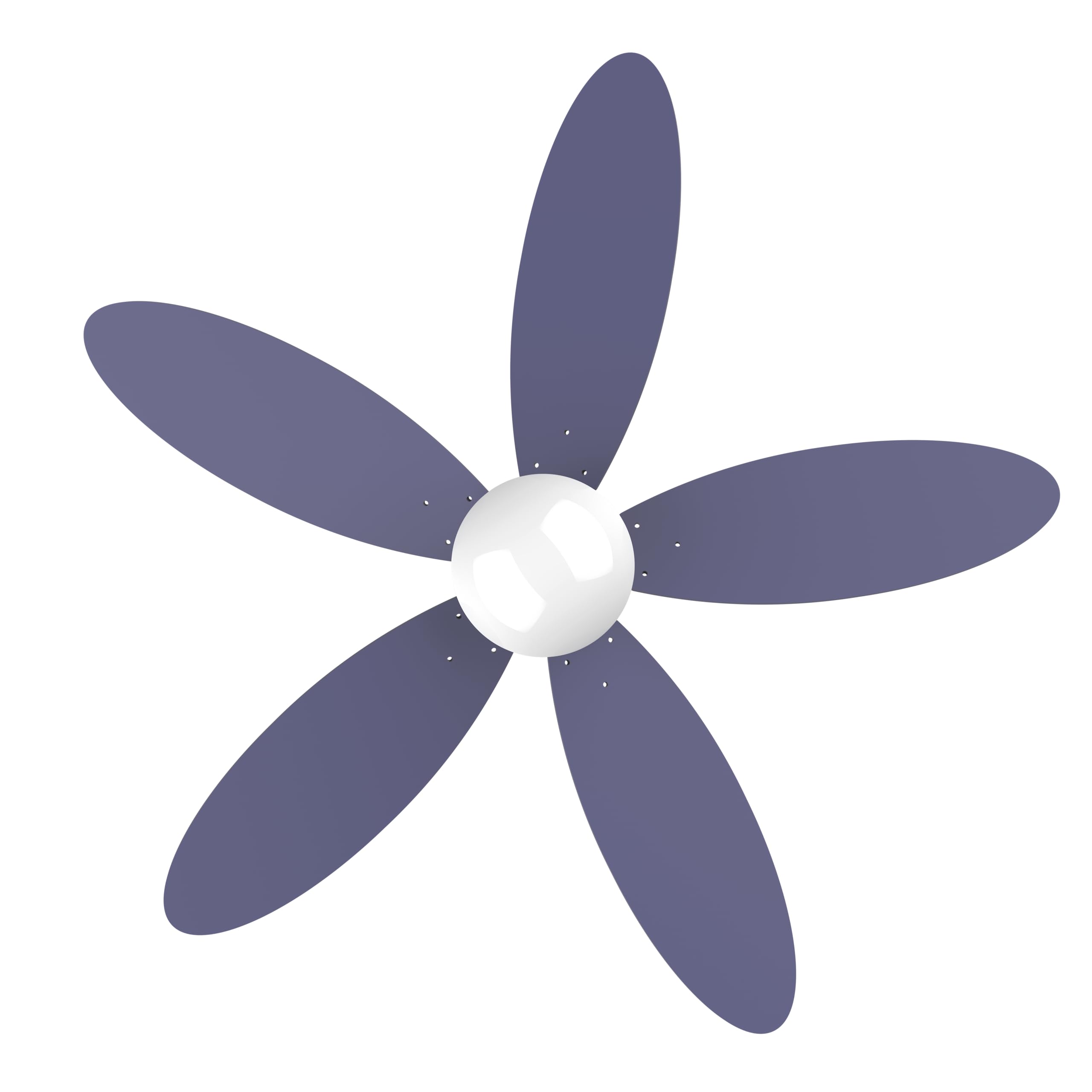 Cecotec Ventilatore da soffitto con luce EnergySilence Aero 4260 Purple. 40 W, motore DC, diametro 42" con 5 pale reversibili, luce LED, telecomando, timer, 6 velocità