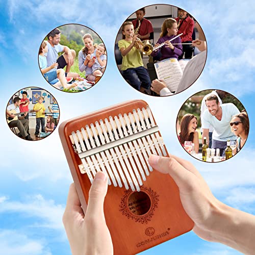 CONJURER Kalimba – Piano à pouce 17 touches, Marimba, outil professionnel, Mbira (rétro) - Les Beatles, Paul McCartney, John Lennon, RIngo Starr, George Harrison CONJURER Kalimba - Piano à pouce 17 touches, Marimba, outil professionnel, Mbira (rétro) – Image 6