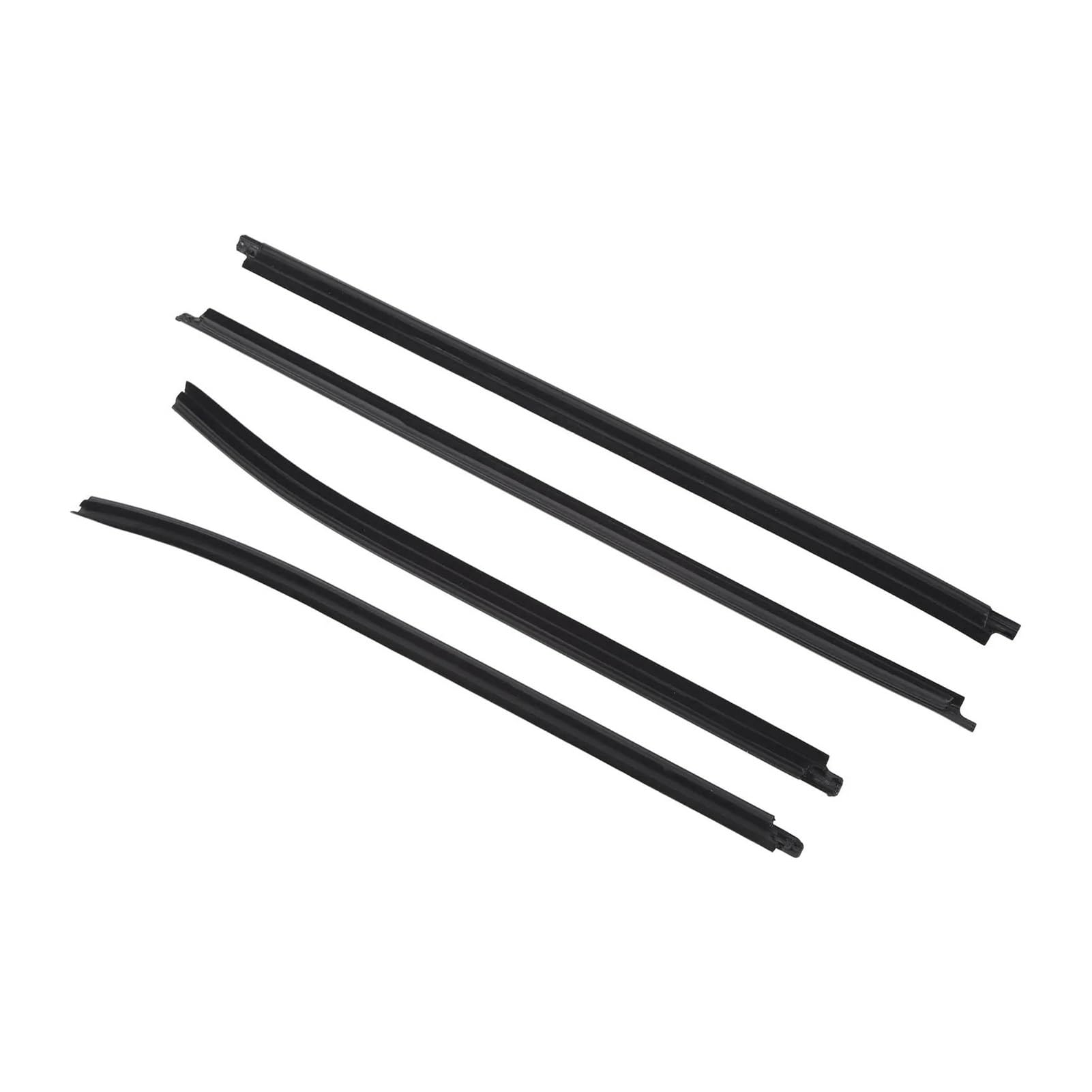Blnetu One Color For Toyota For Hilux Sr5 For Vigo Mk6 Pickup 2005-2015 4Pcs Window Moulding Trims Rubber 68161 0K010 Car Weather Stripping