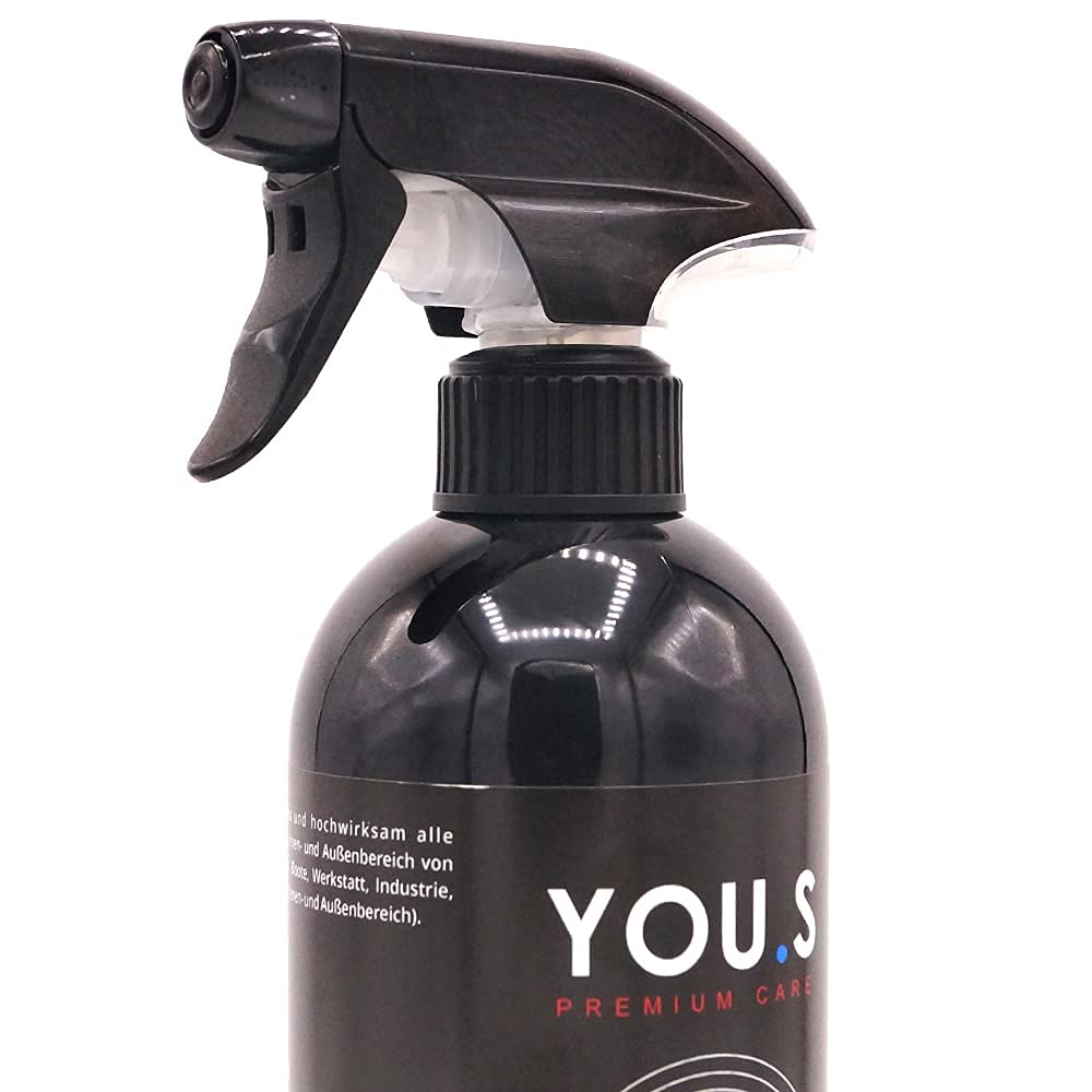 YOU.S Premium Care Kunststoffpflege Reiniger Innen Außen und Motorraum - 2x 500 ml