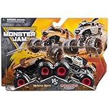 Monster Jam, Official Monster Mutt Vs. Dalmatian Die-Cast Monster Trucks, 1:64 Scale, Kids Toys for Boys Ages 3 and up