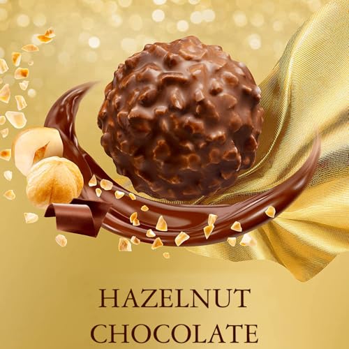 Image of WINNI - Luxury 24 Pcs Hazelnut Chocolates Gift Pack | Belgian Dark Chocolates Gift Box | Handmade Celebration Chocolate Gift Box For Birthday, Anniversary, Valentine's Day, Partner, Couple, Husband, Wife, Girls, Boys, Girlfriend, Boyfriend | Imported Chocolates | Chocolate Bouquet Hamper | Return Gift