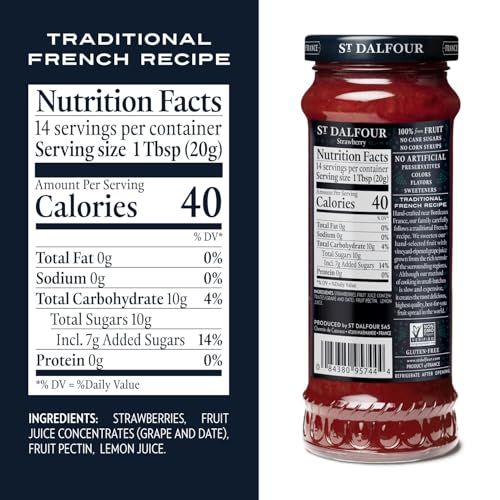 St Dalfour Geleia de Morango (Fraises), 284g