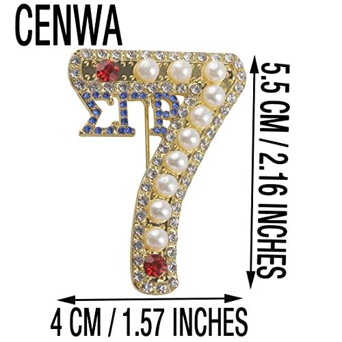 CENWA Sorority Brooch Pin Sorority Gift Sorority Jewelry Gift2