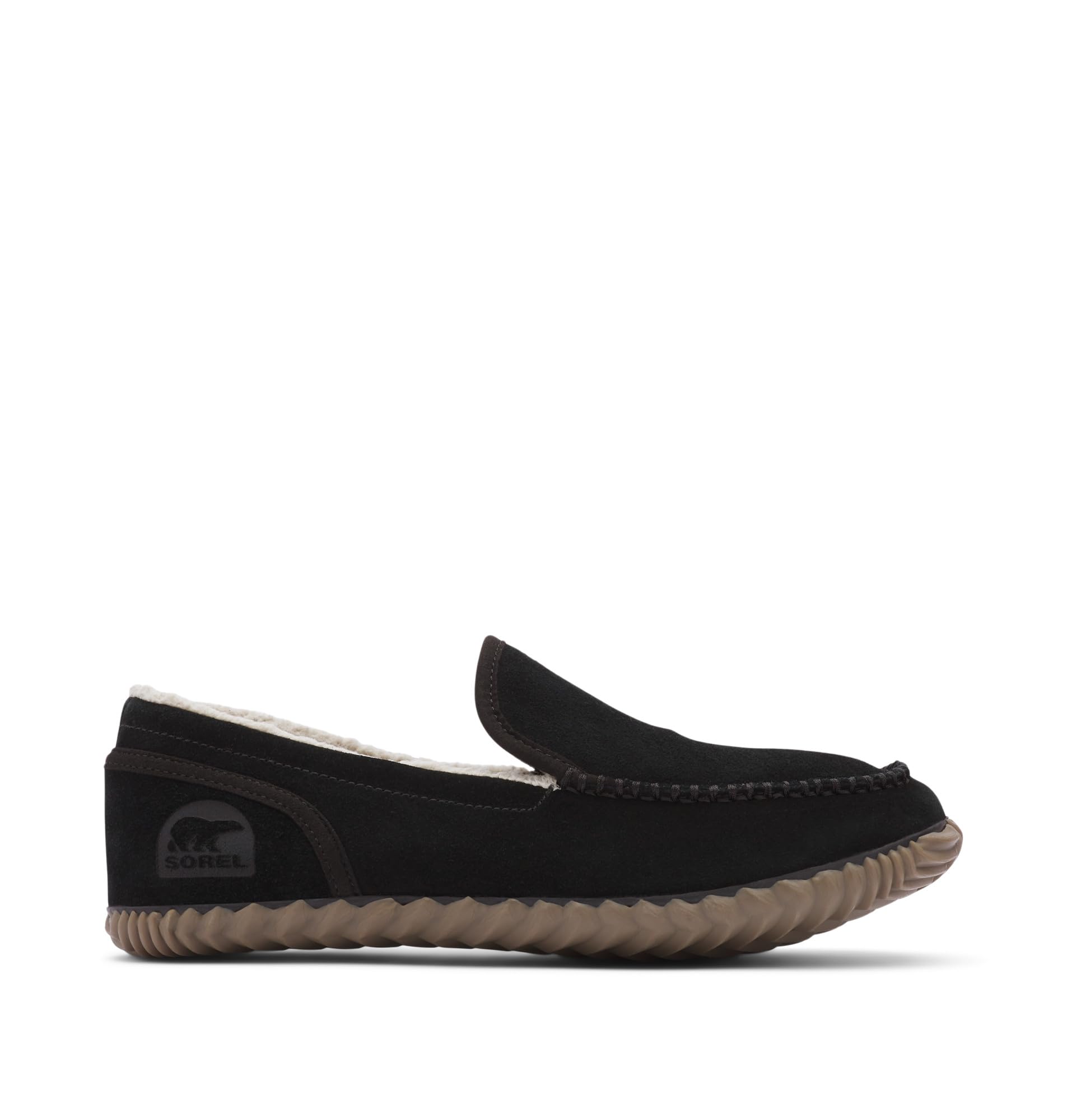 Sorel SOREL DUDE MOC Hausschuhe für Herren, Schwarz (Black x Black), 40.5 EU