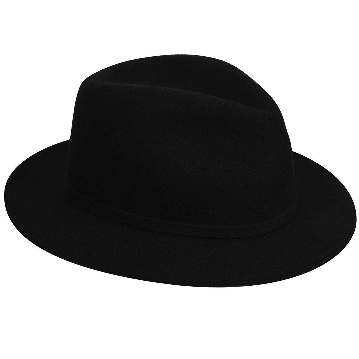 Bailey of Hollywood Codner Lanolux Fedora Black, Small