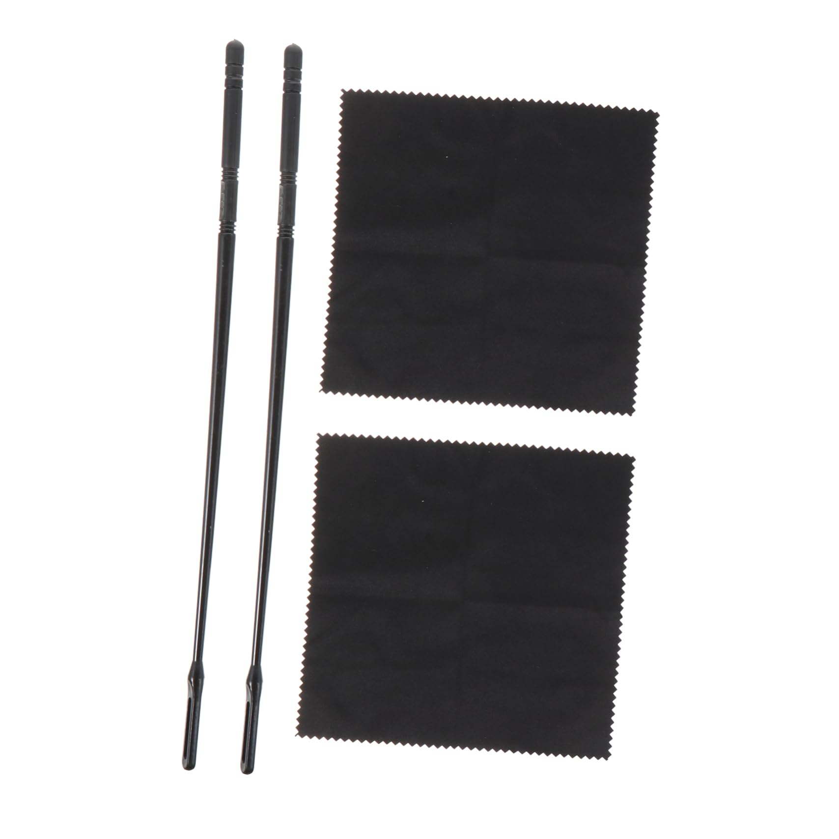 JOINPAYA Flute Cleaning Rod and Cloths Set Pack Tarnishing Cloth for Flute Smooth Surface