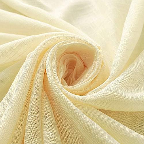 Miniatura 5 de BalsaCircle 72 x 72 pulgadas marfil de poliéster de alta calidad, superposición de arpillera sintética, boda, recepción, fiesta, catering,