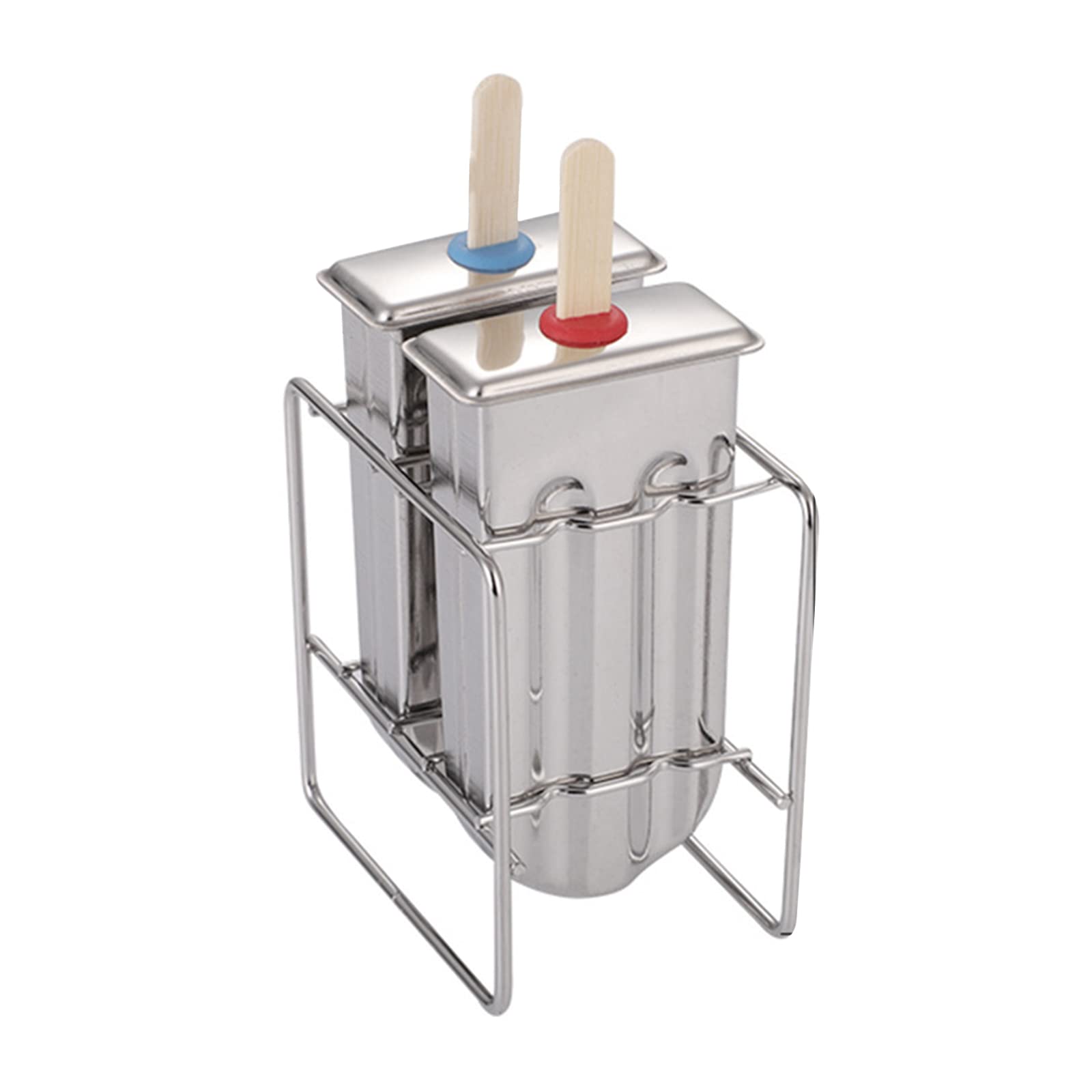 JOERBABU Stainless Steel Molds Ice Lolly Mould Ice Cream Stick Holder Maker
