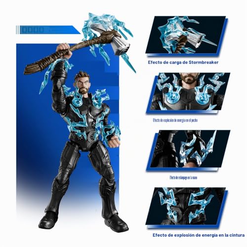 Thor Model Kit con articulación avanzada Blokees Champion Class maqueta Marvel 7