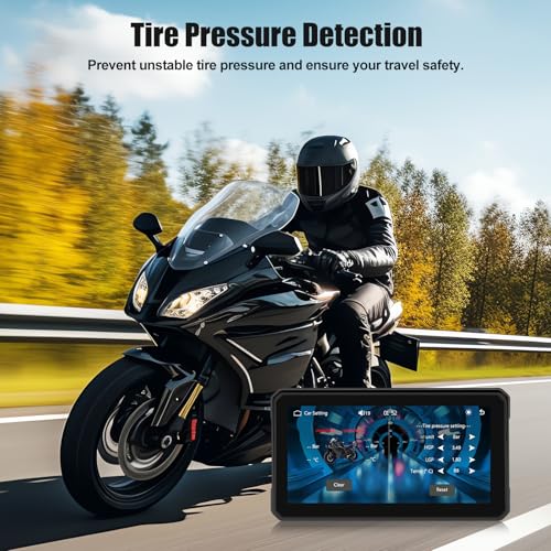 Image of SIXWIN Wireless Motorcycle CarPlay Android Auto 6 Inch Car Play Moto Support TPMS Bluetooth IP68 Waterproof for Motorbike GPS Navigation,Siri,Google Assistant