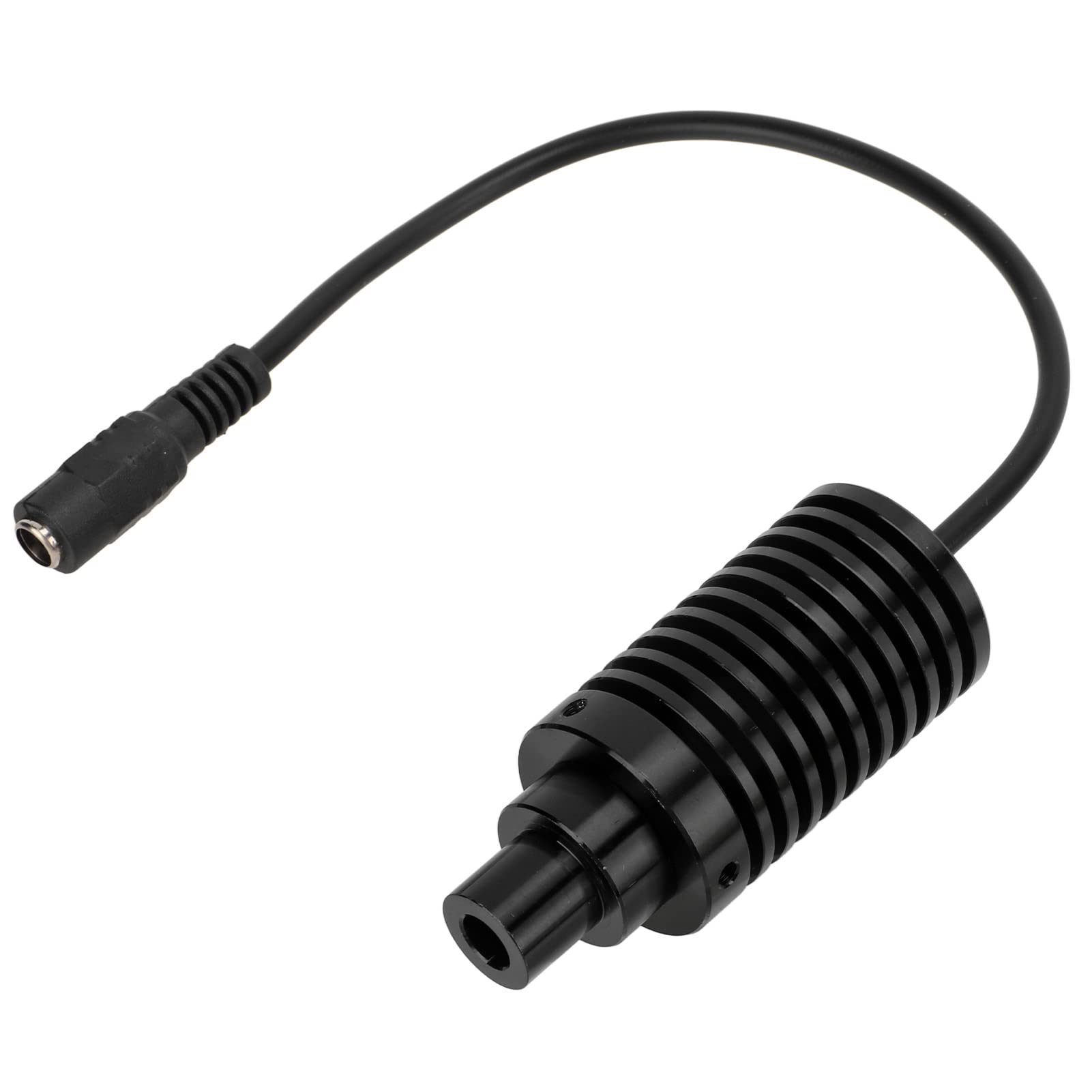 Luce Coassiale per Microscopio Luce Spot a LED a Luminosità Regolabile Illuminatore per Microscopio Luce con Buona Dissipazione del Calore AC100V‑240V(Spina europea da Φ13 mm bianca)