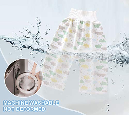 Happy Cherry Baby luierrok potje luierbroek 2 stuks trainingsrok luiershorts leerbroek herbruikbaar katoen hoog… - Image 6
