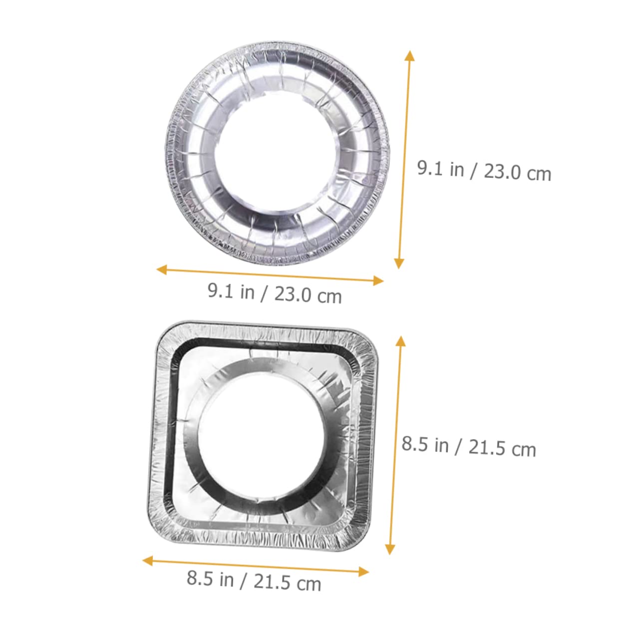 TOPBATHY 60pezzi Protezione Per Bruciatore Gas Coperture Antiaderenti Riutilizzabili Per Piani Cottura Facile Da Pulire e Resistente Agli Graffi Accessori Per Cucina Con Design