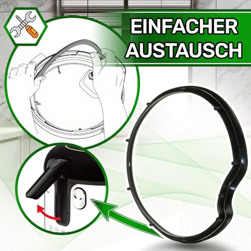 ONIX TECH Dichtung für Fritteuse Heißluftfritteuse mit Originalcode SS-994693 für SEB Smart Clean für Moulinex Mega Fritteuse AM4800 - Garantie 5 Jahre