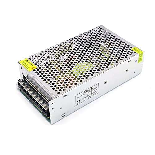 KKYOYRE スイッチング電源 安定化電源 電源装置 コンバーター AC DC12V 直流 変換器 変圧器 電源スイッチ 回路 安全保護 装置 (12V 20A)