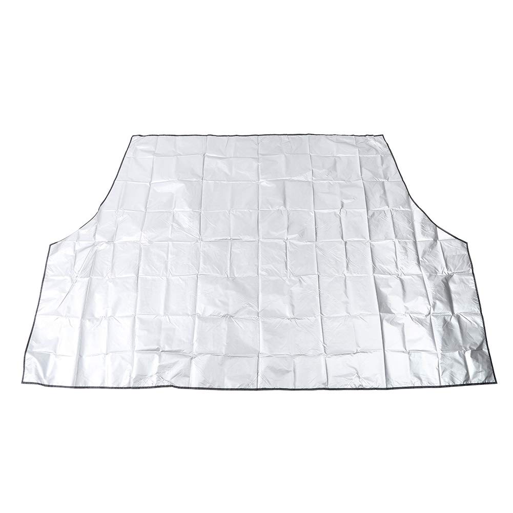 SIXRUN Ochrona Magnetyczna na przednią szybę Samochodu 210 X 120 Cm, | Tkanina Poliestrowa, 6 Silnych Magnesów, Pokrowce na Wycieraczki, Uniwersalne Dopasowanie do SUV/minivan, łatwe Składanie