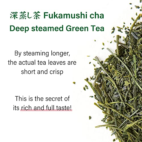 Té verde premium Fukamushicha Sencha 2.5g x 50 saquitos miniatura 5
