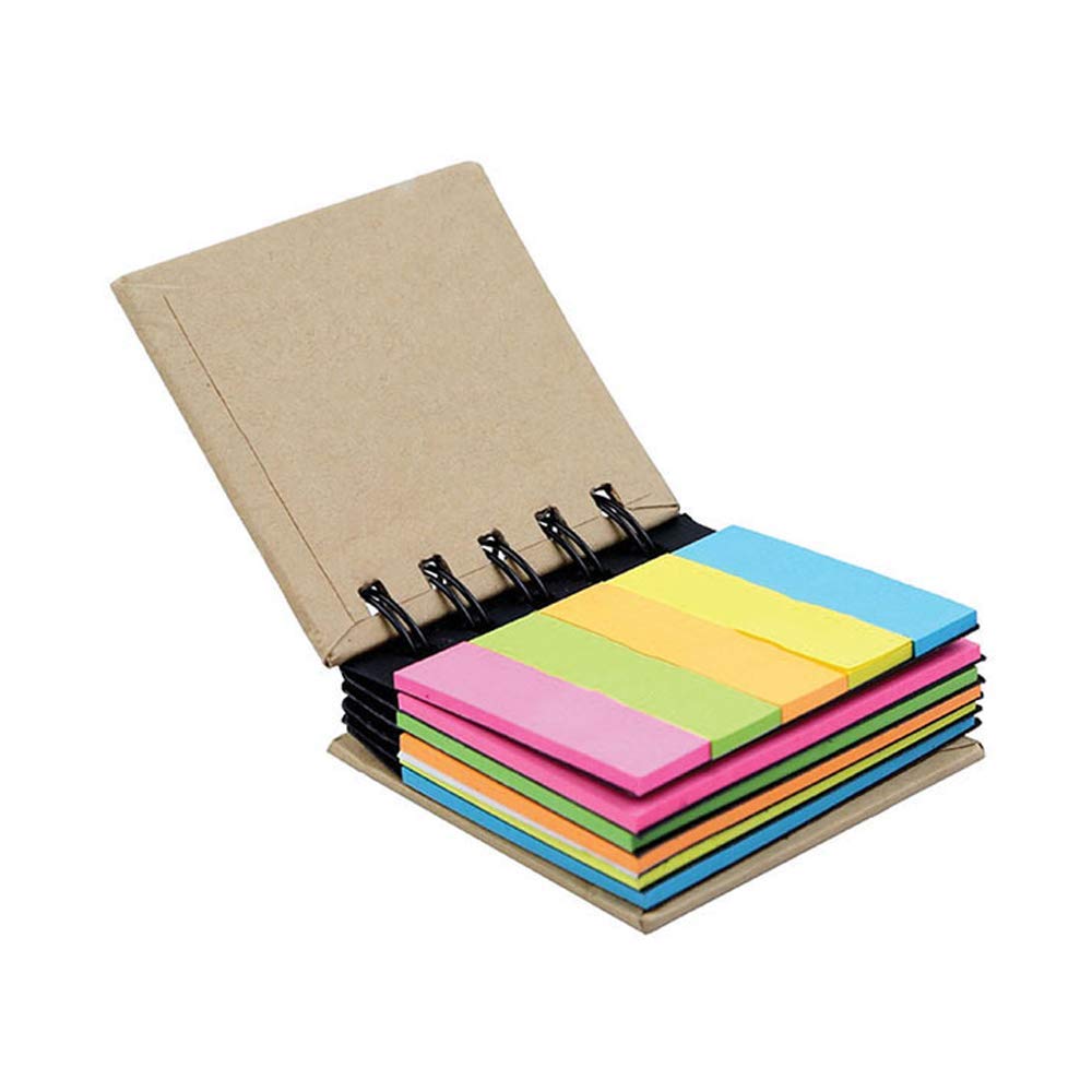 JM Brand Eco Friendly Sticky Note Pad (3" x 3") - 5 Colors x 25 Sheets