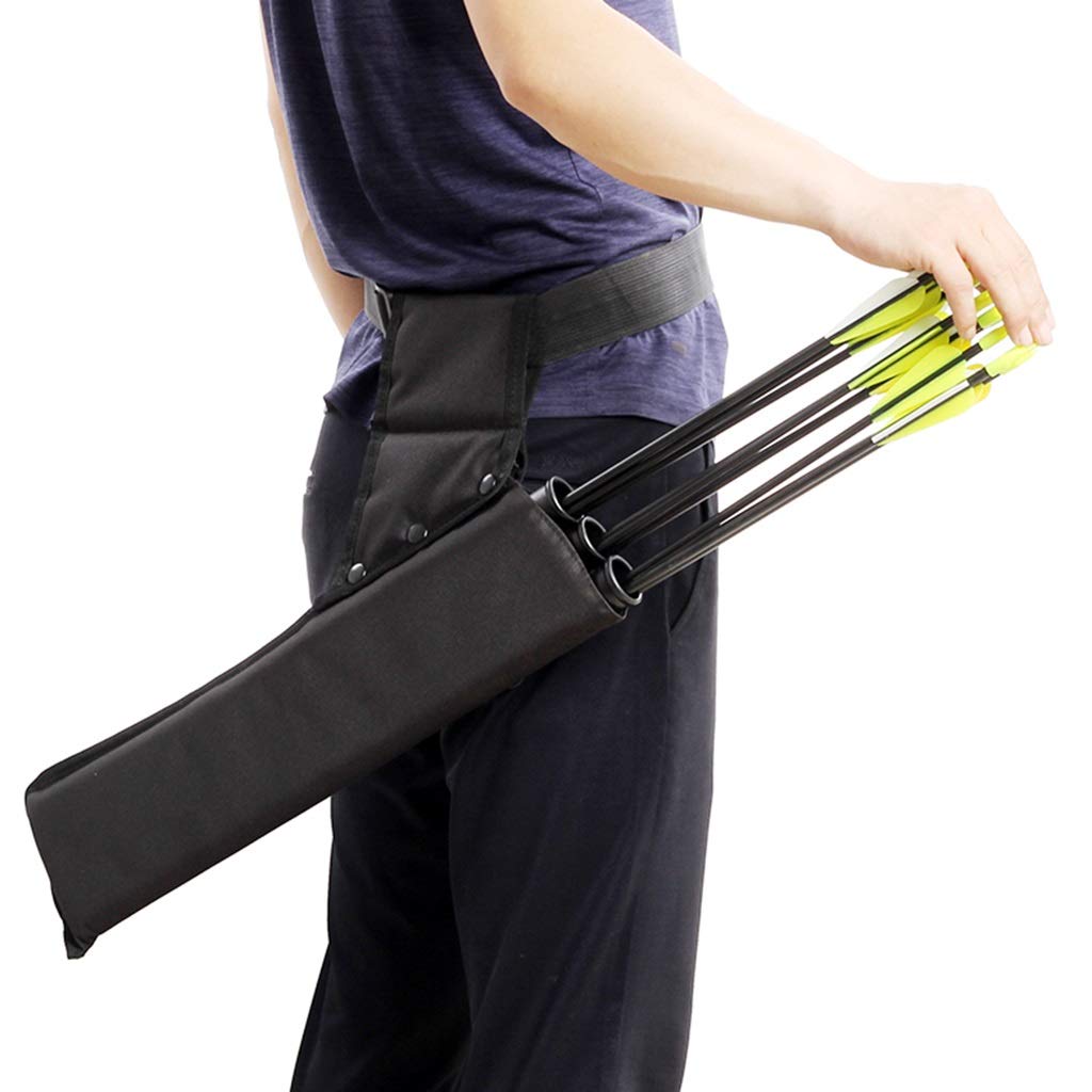 Mruabtiy Tir à l'arc Takedown Recurve Bow Case Portable Bow Sac avec Porte-carquois flèche pour Le tir de Chasse en Plein air (Bleu