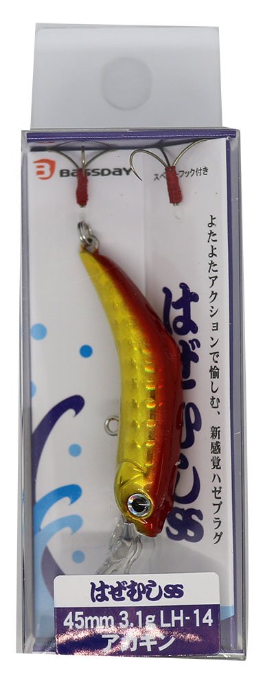 Amazon.co.jp: バスデイ(Bassday) はぜむし 45SS LH-14アカキン