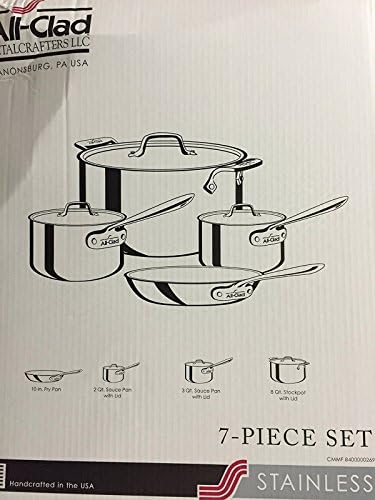All-Clad 7 Piece Tri - Ply Stainless Steel - Thumbnail 4
