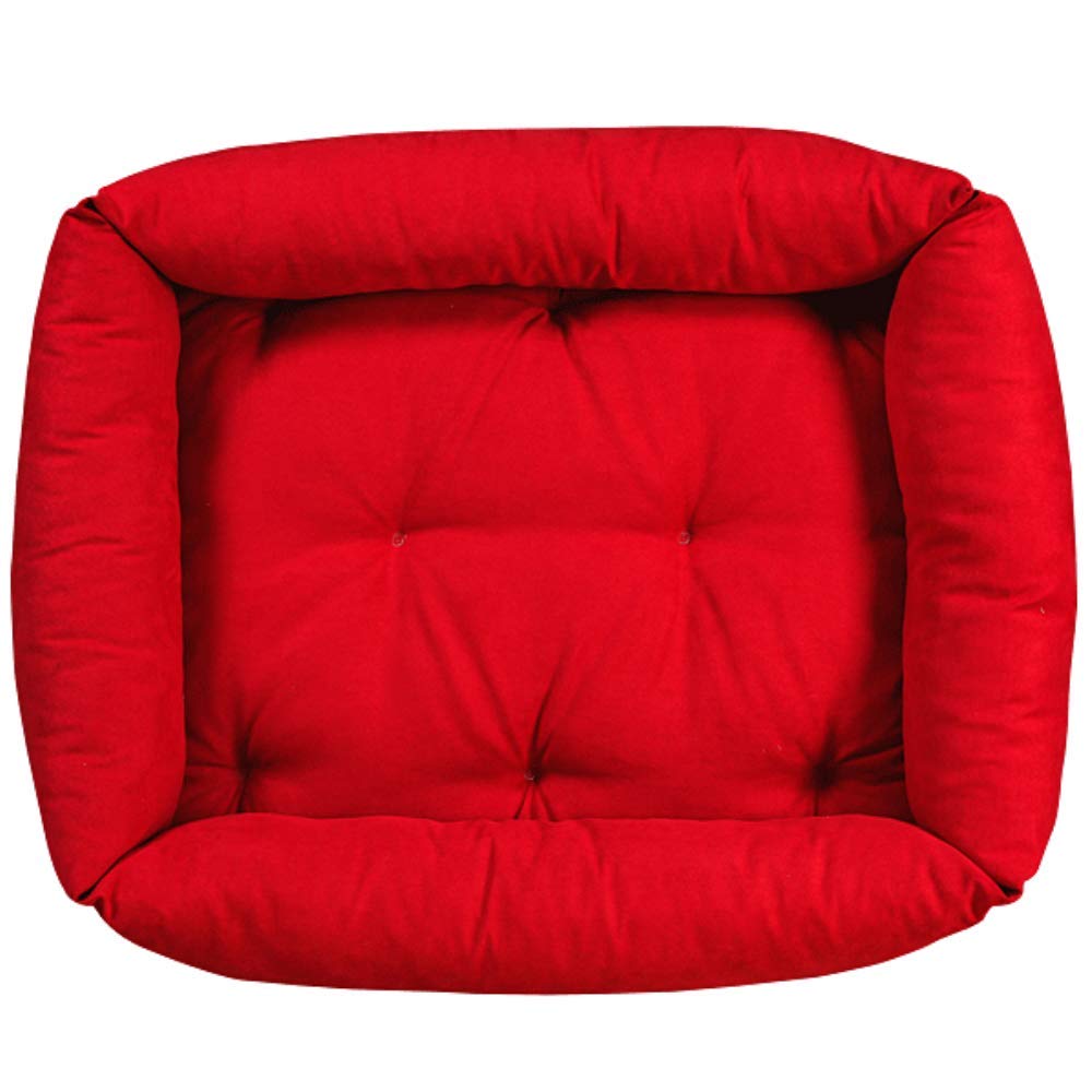 evergreenweb – Cama para perros 45 x 65 cm de tamaño pequeño, Relleno de Lazo Water Foam efecto pluma Suave lavable, caseta de interiores con cojín desenfundable, colchón para animales Domésticos, Rex