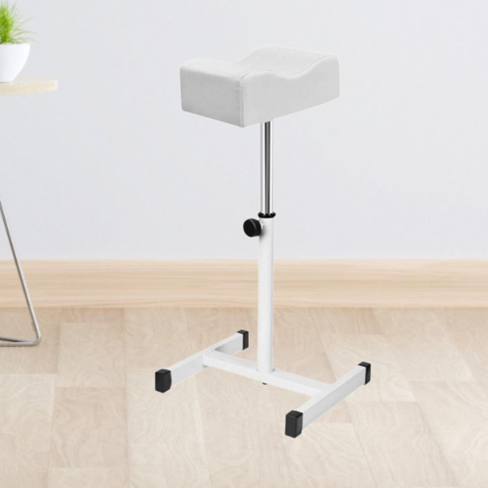 Poggiapiedi Pedicure Manicure Pedicure manicure poggiapiedi gamba sedia for bellezza delle unghie pedicure ascensore supporto strumento(White)