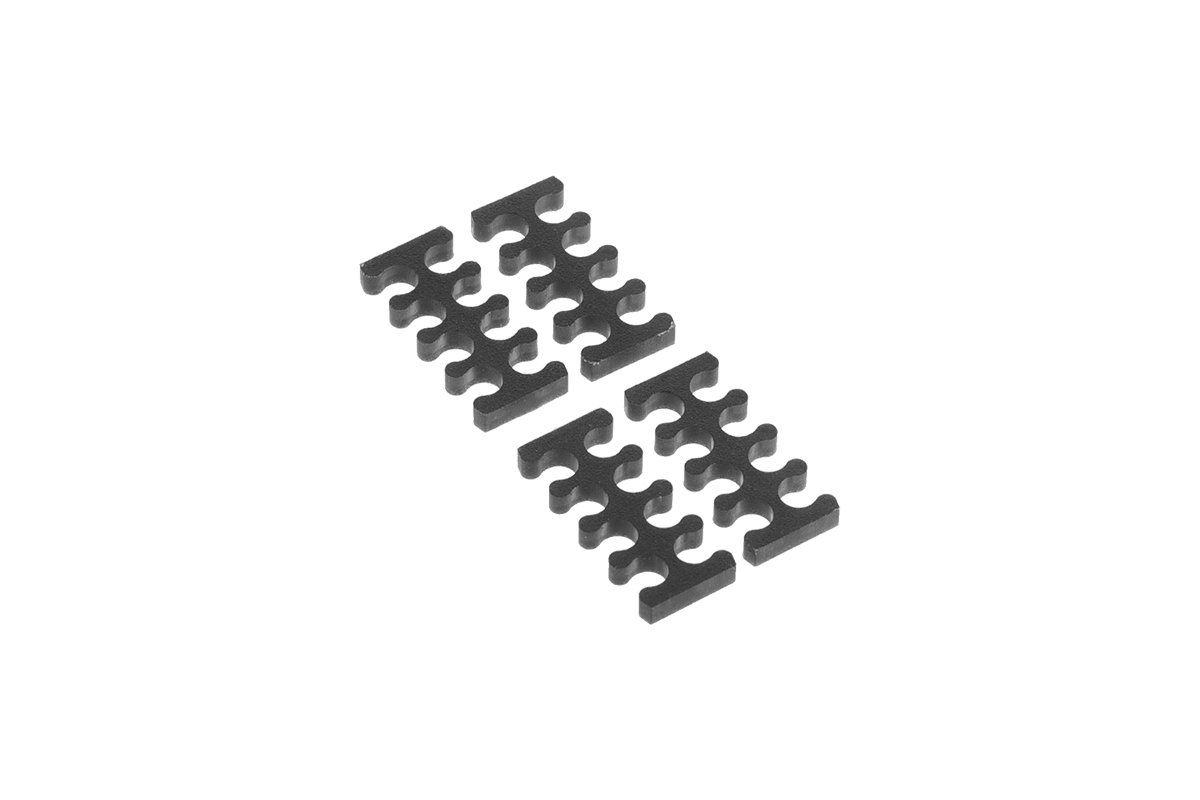 Alphacool 24753 Eiskamm X8-3mm Black - 4 pcs Modding Eiskamm