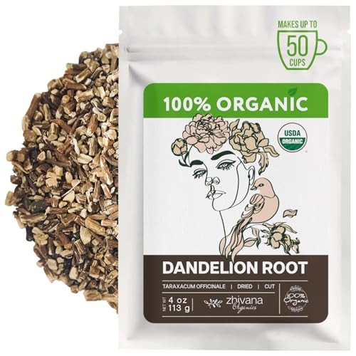 Organic Dandelion Root Tea for Digestion and Liver