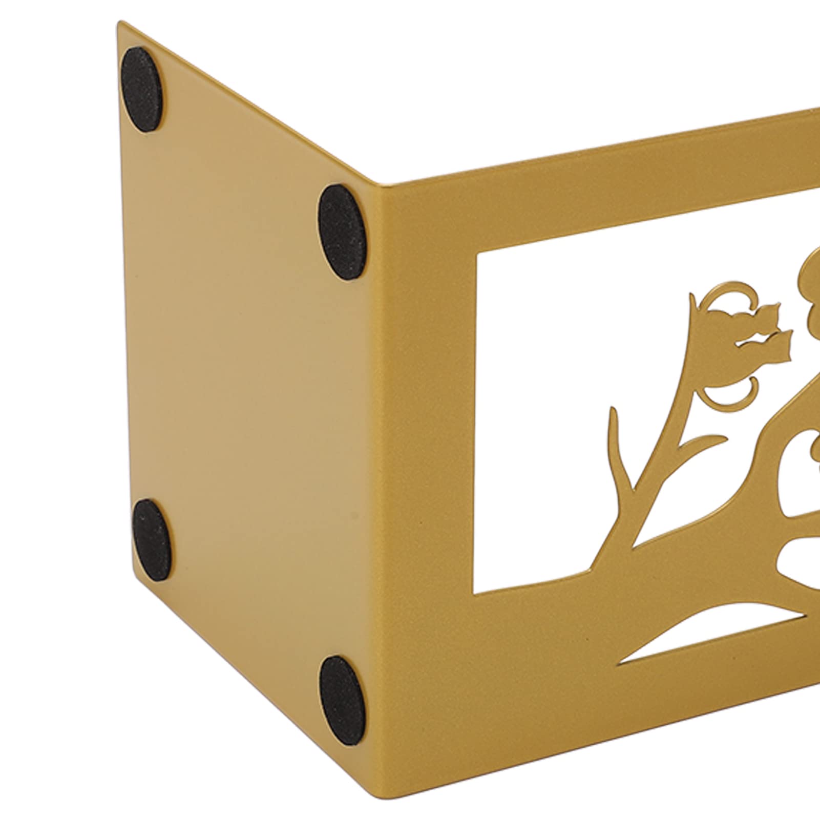 Metalen boekensteunen 4-delige set | Sterke grip