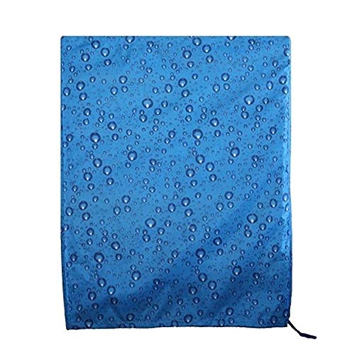 Luftstaubabdeckung Anlage Außenhaube Regen Und Sonnenschutzabdeckung Klimaanlage Staub 5-7-10 Gemeinsame (Color : Blue, Size : M)