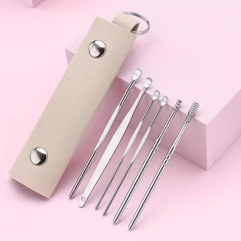 10-Piece Nail Clippers Kit Complete Manicure Pedicure Tools Set for Women Includes Ear Digging Spoon Travel-Friendly Grooming Kit — view 6