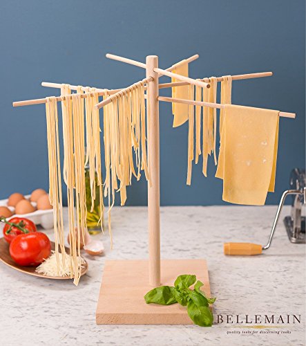 Bellemain Large Wood Pasta Drying Rack #TOP7