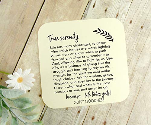 Gutsy Goodness 24" Serenity Prayer God Grant Me Strength Necklace Jewelry Tree Charm - Thumbnail 4