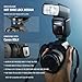 NEEWER NW760-C TTL Flash Speedlite Compatible with Canon DSLR Cameras, 76Ws GN60 2.4G 1/8000s HSS Speedlight, TCM Conversion, 230 Full Power Flashes, 0.1-2.7s Fast Recycling Flashlight