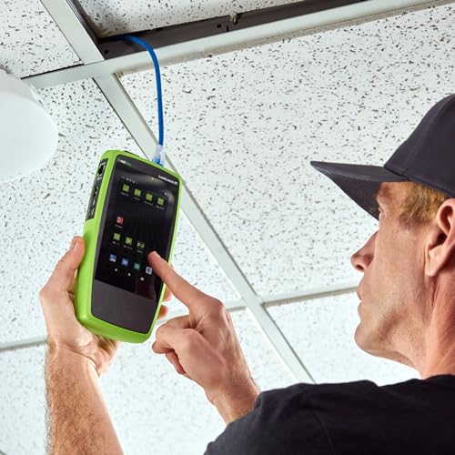 Image of NetAlly LinkRunner AT 3000 Copper and Fiber Network Cable Tester. Fast 8-Step AutoTest Including PoE, Ping, Switch, DHCP, Cable, LANBERT, WiFi connectivity, Link Speed & Duplex up to 10 Gig