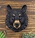 Ebros Gift The Brave Black Bear Head Wall Decor Plaque 8