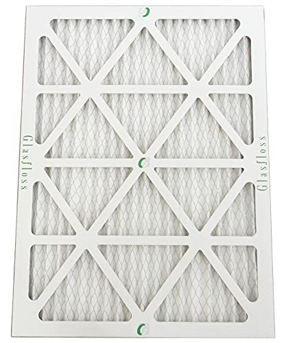 Glasfloss 16X25X1 Merv 10 Pleated Ac Furnace Filter- (Pack Of 12)- Proudly Made In The Usa. #TOP2