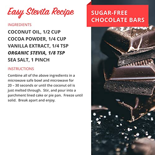 Stevita Organic Liquid Stevia - 3.3 Oz, Pack Of 3 - All-Natural Sweetener, Zero Calories - Usda Organic, Non-Gmo, Vegan, Kosher, Keto, Paleo, Gluten Free - 1500 Total Servings #TOP5