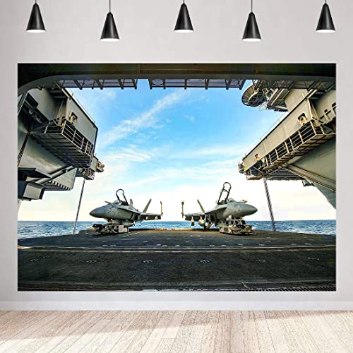 Fondo fotográfico MEETSIOY 9x6ft avión de combate militar miniatura 2